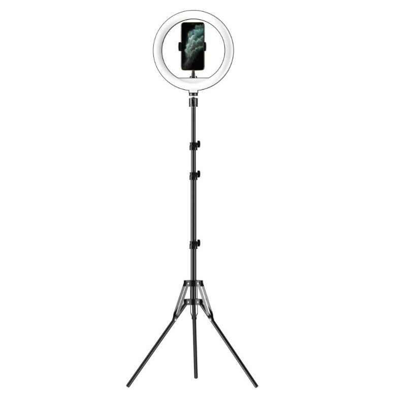 10" LED Ring Light & 2.1M Tripod Stand for DSLR Cameras