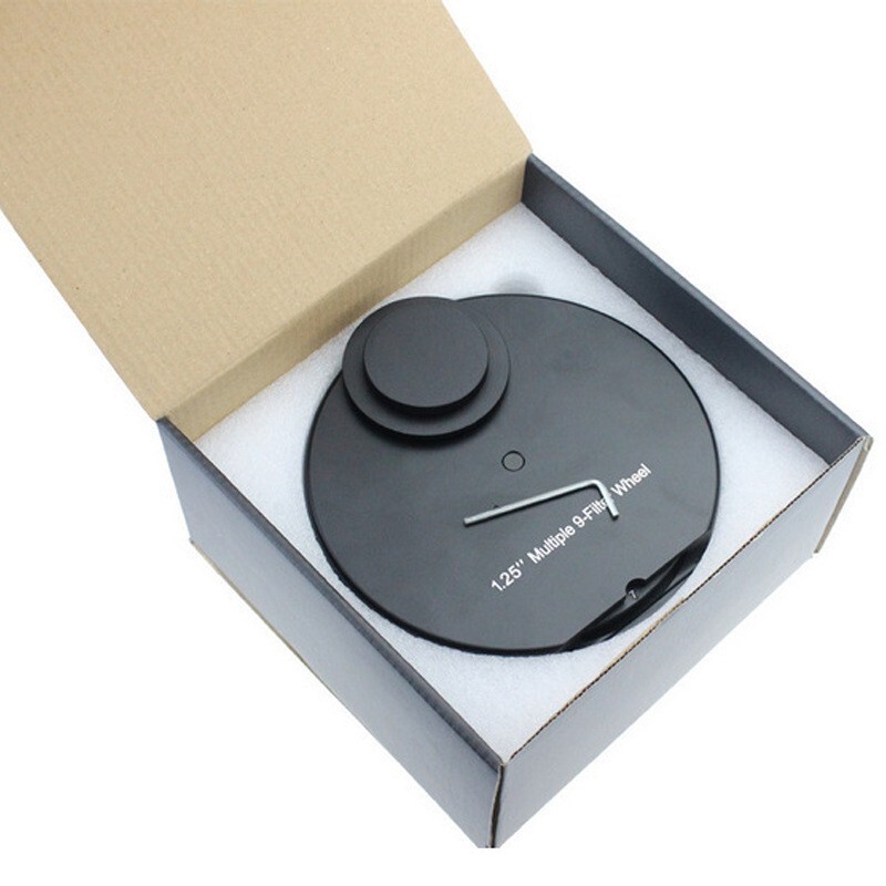 9-Postion Manual Filter Wheel 1.25'' Eyepieces Astronomical Telescope
