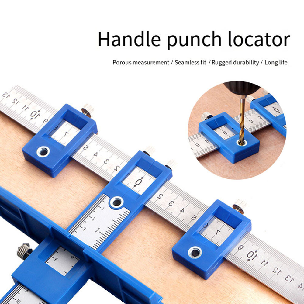 Cabinet Hardware Jig Drawer Pull Jig Template Tool Set Punch Locator Jig Tools ๑