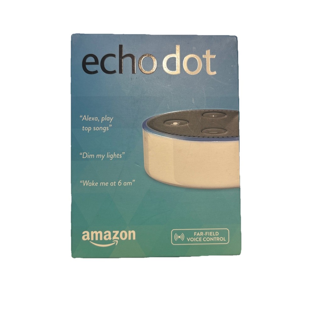 Amazon Echo Dot (2nd Generation) Smart Assistant - White RS03QR (READ DESC)