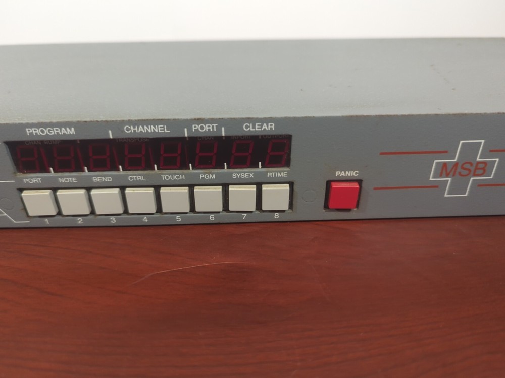 JL Cooper Electronics MSB Plus Rev 2 MIDI Router UNTESTED No Power Cord