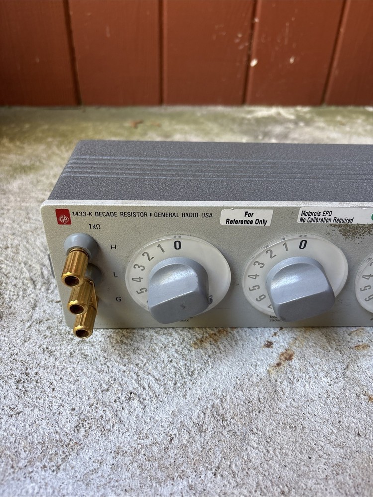 Gen Rad 1433-K Decade Resistor - Tested