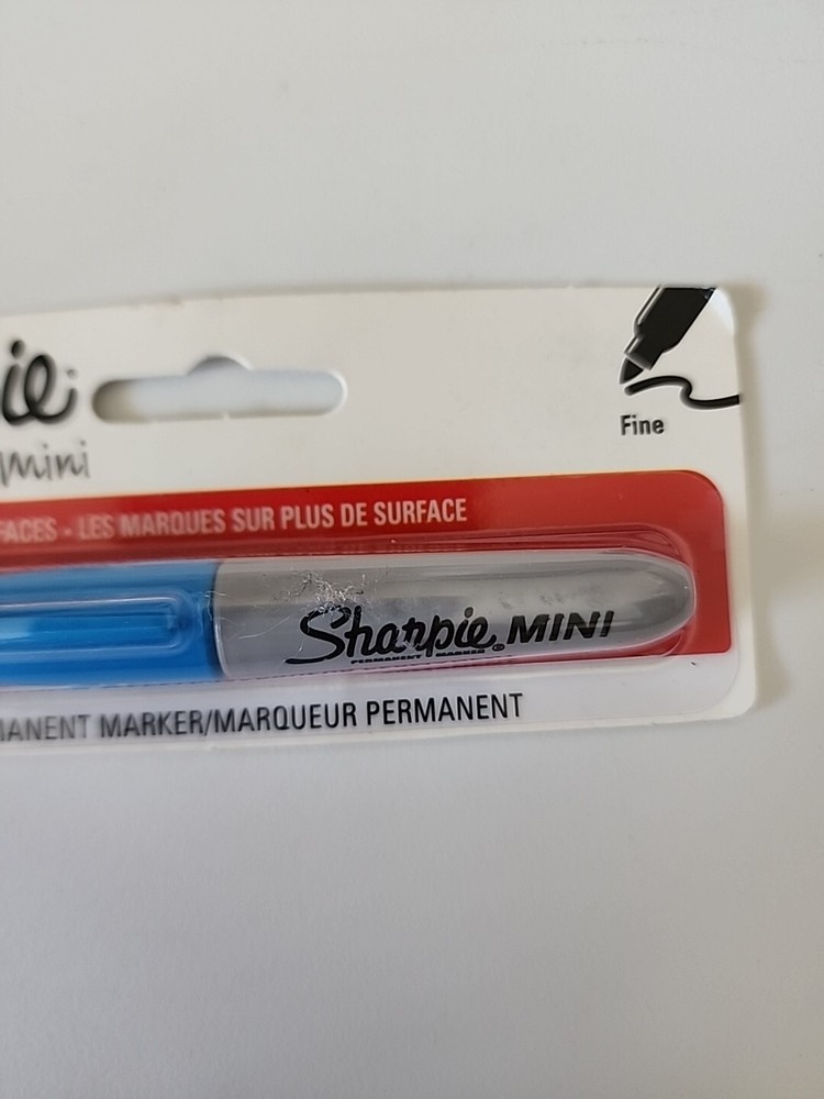 Sharpie 1874248 Mini Permanent Marker, Fine Point Light Blue 1 Count