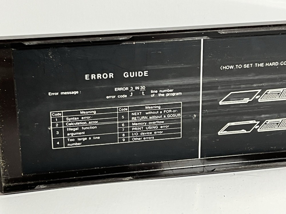 Sharp EL-5500III Vintage Scientific Computer Calculator W/Slip Case - Working