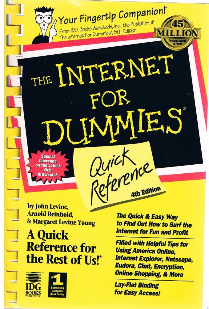 The Internet For Dummies Quick Reference Spiral Bound