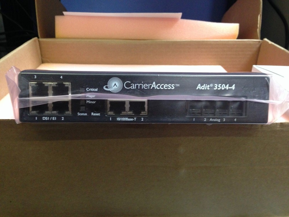 Turin Carrier Access Adit 3504-4 2 T1-PRI Trunk Interface