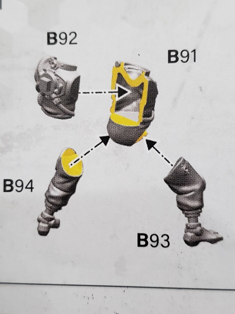 40k Adeptus Mechanicus Bits Battleclade Servitor Bionic Torso Legs x3 Set