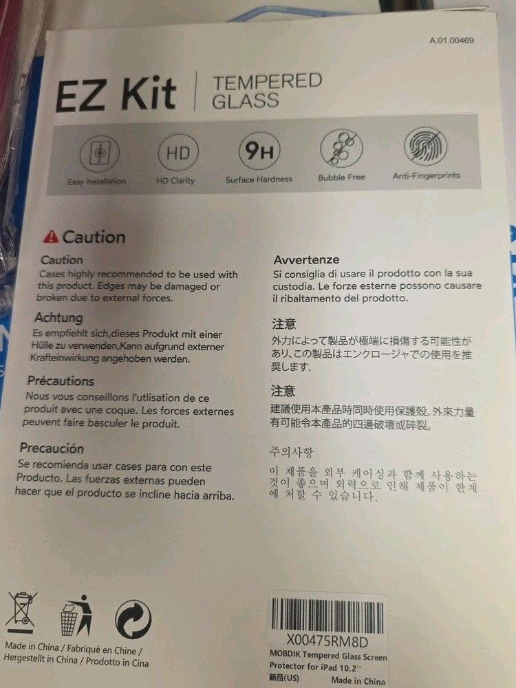 MOBDIK Paperfeel Screen Protector Compatible with Ipad 10.2"