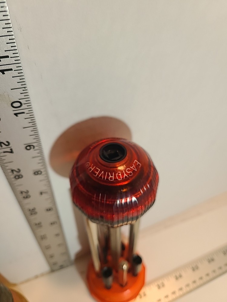 Vtg Creative Tools Inc. Easydriver Ratchet Ball Screwdriver, Bit, & Extension