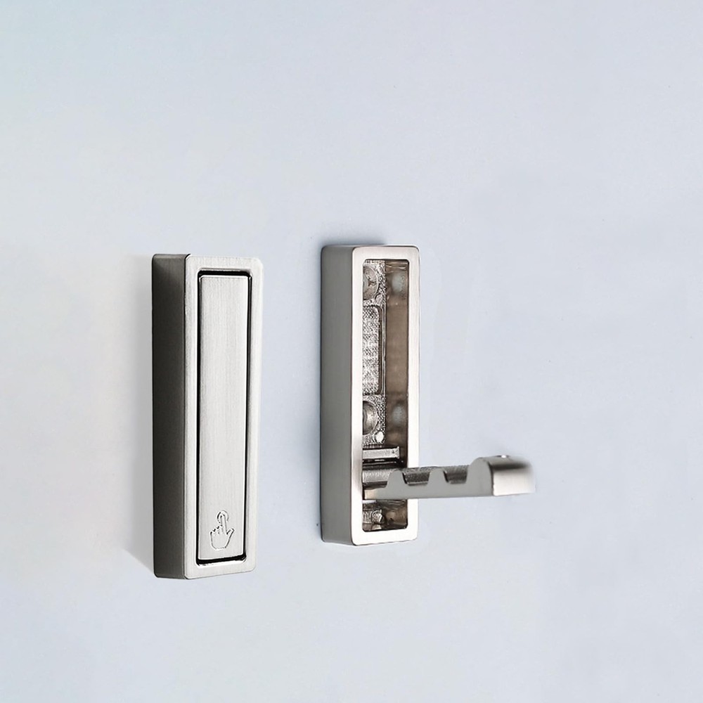 Foldable Coat Hooks 2 Pack,Heavy Duty Wall Hooks for Hanging Coats Towels Bac...