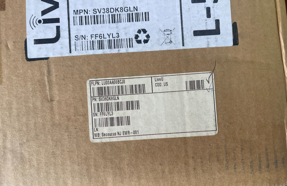 LiveU LU4000 4K Video Decoder P/N LU10-SV-1UL04-4K NEW