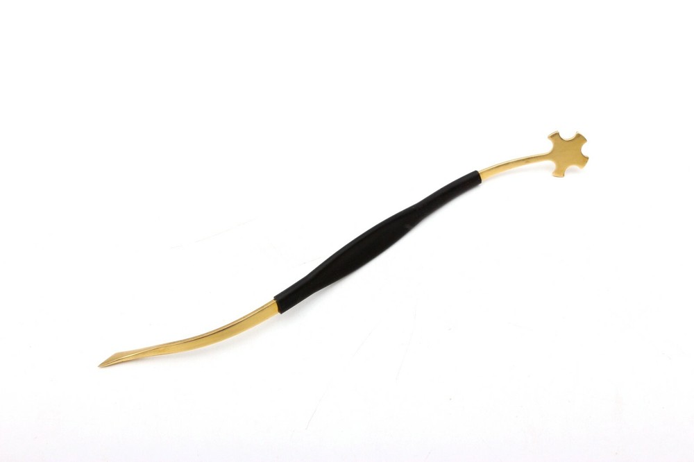 Violin Sound Post S setter W/ Rubber grip protector Luthier Tools Brass