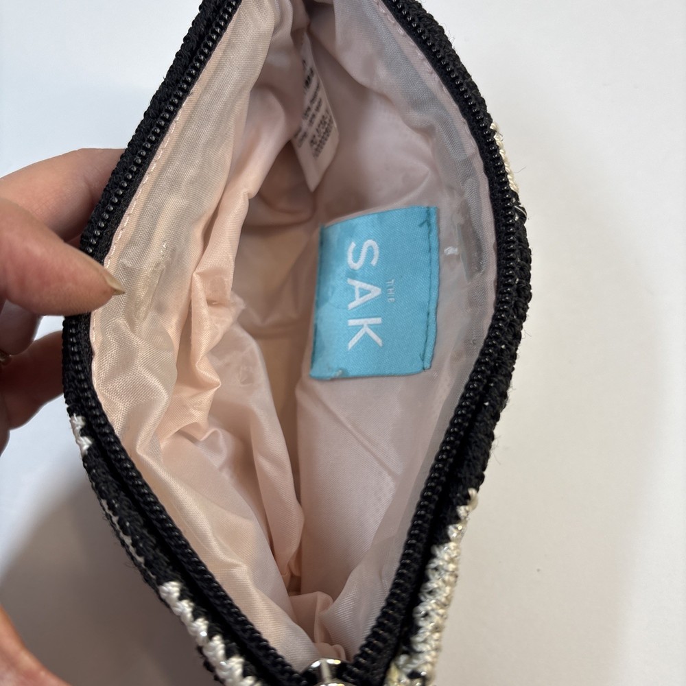 The SAK Zebra Zip Pouch Make Up Bag