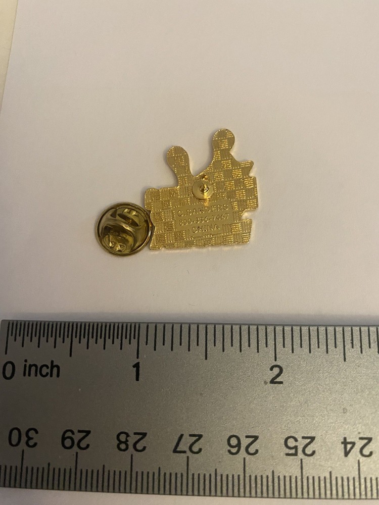 WISBA Looking Good Bowling Lapel Pin P180