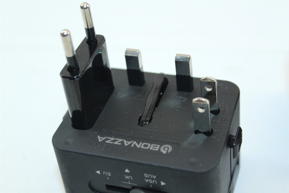 Power Adapter Travel Kit Multi Use With Soft Case & Instructions