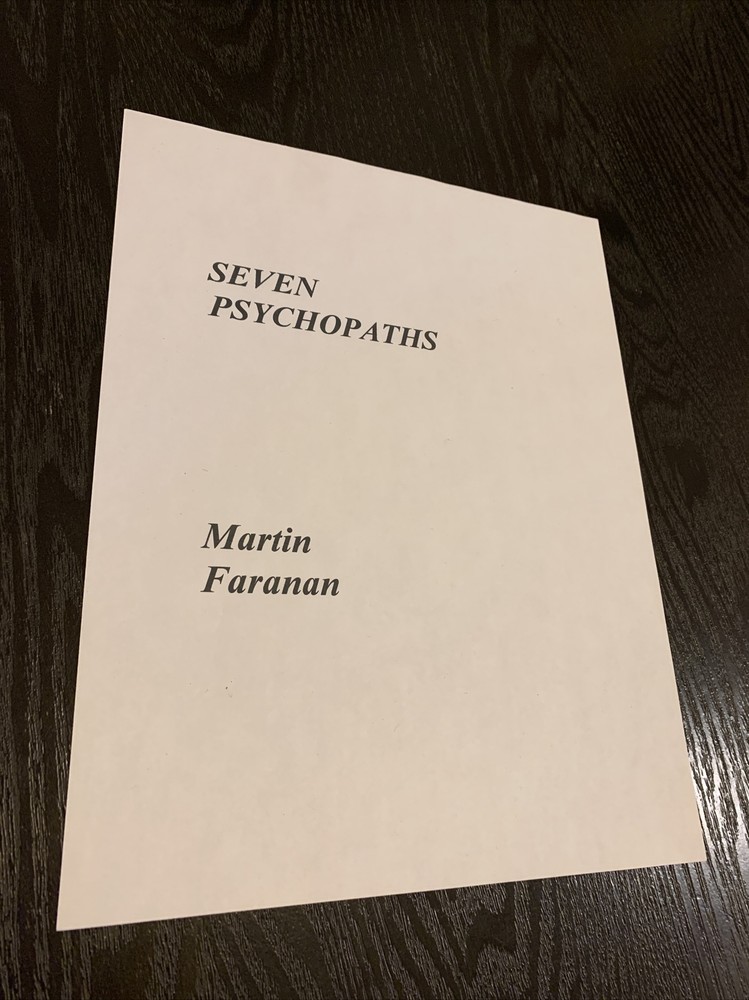 seven psychopaths Movie Props