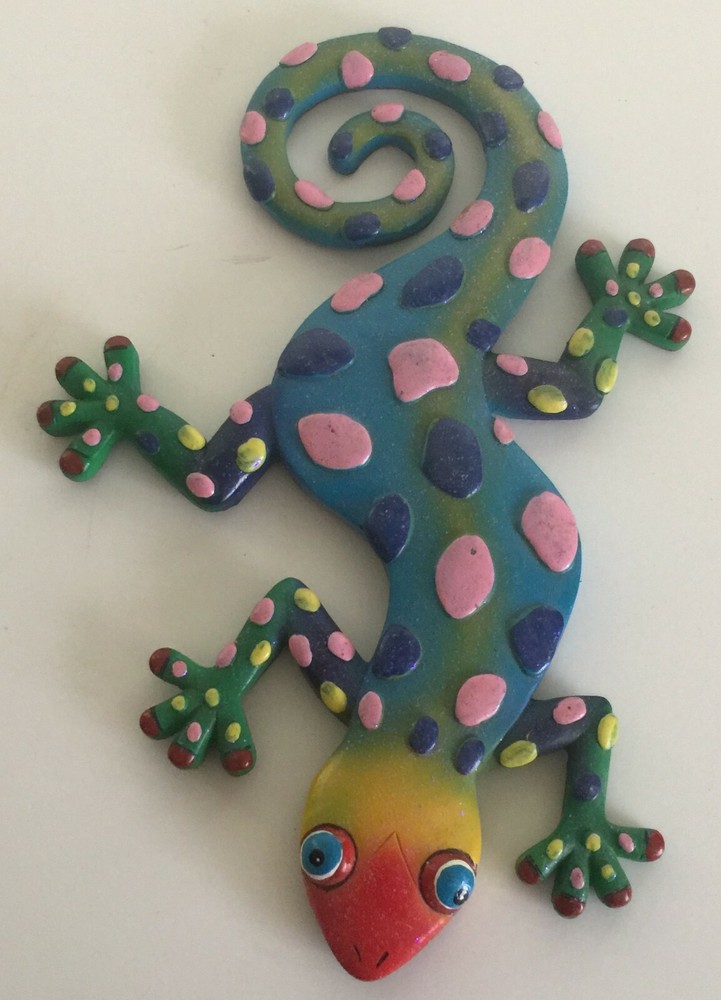 Colorful Gecko Wall Hanging
