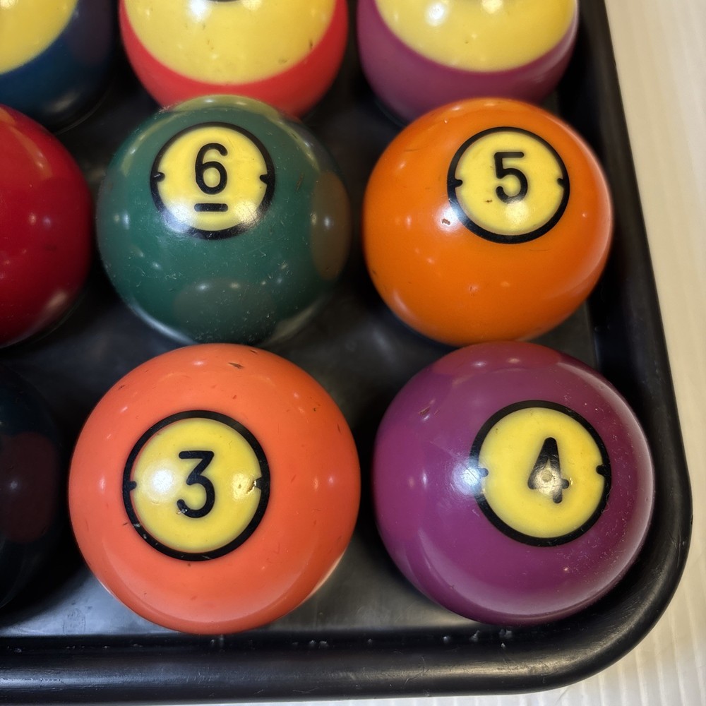 Vintage Brunswick Centennial Billiard Pool Balls Complete Set - No Box