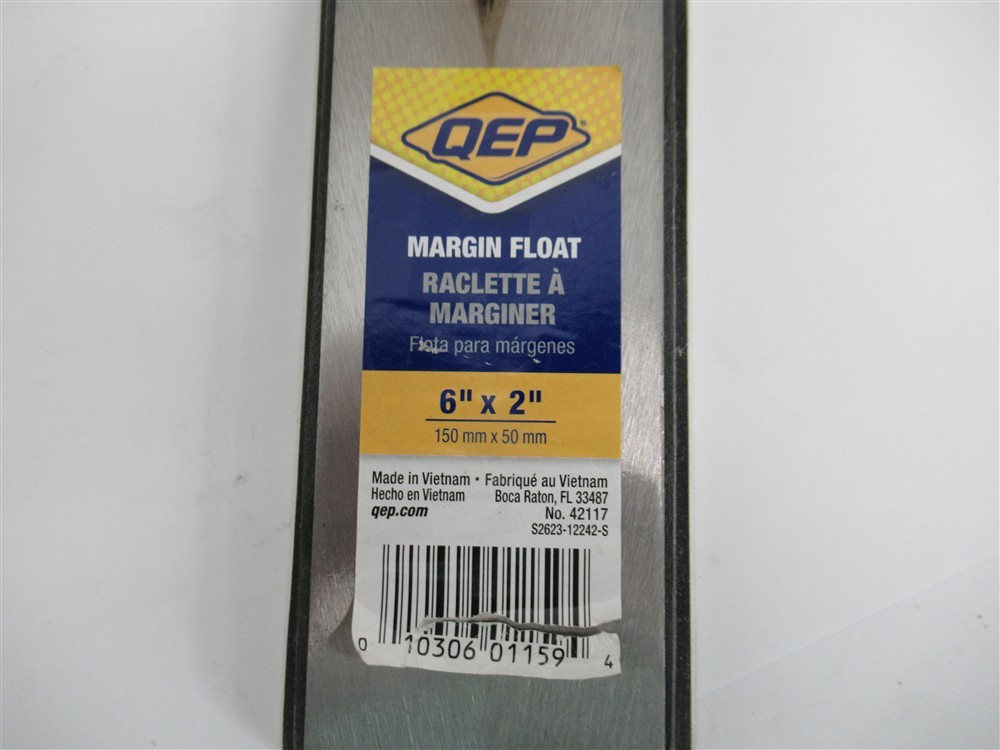 QEP 42117 6" x 2" Gum Rubber Margin Float (Box Wear)