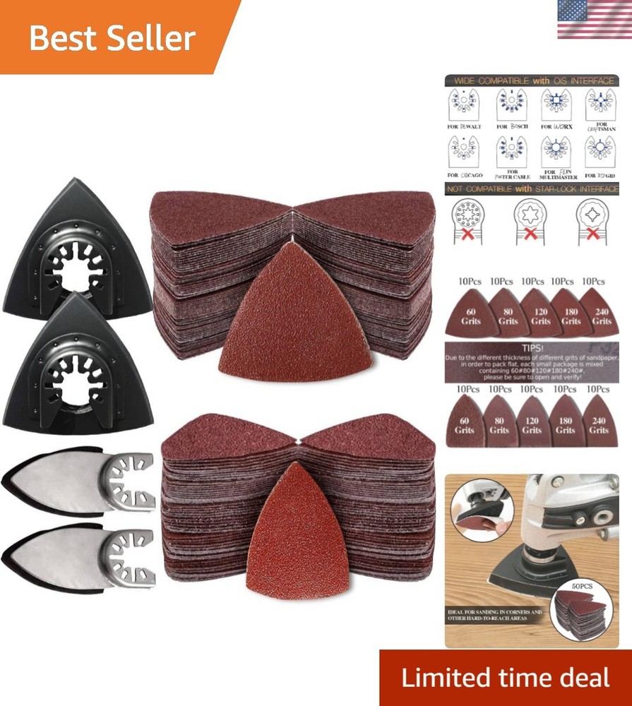 Compact 104Pcs Sanding Pads Kit: Professional Quality for DIY & Pro Projects