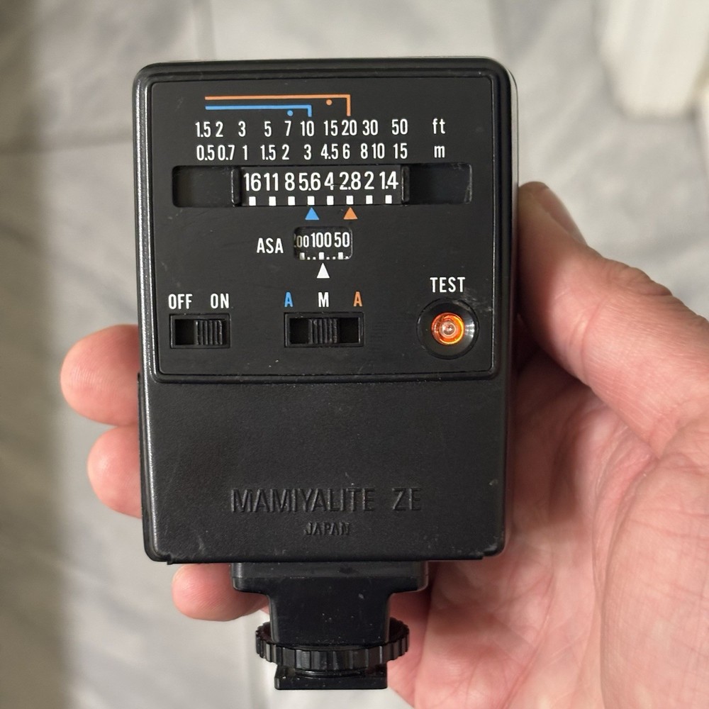 Mamiya Mamiyalite ZE Flash Fully Tested