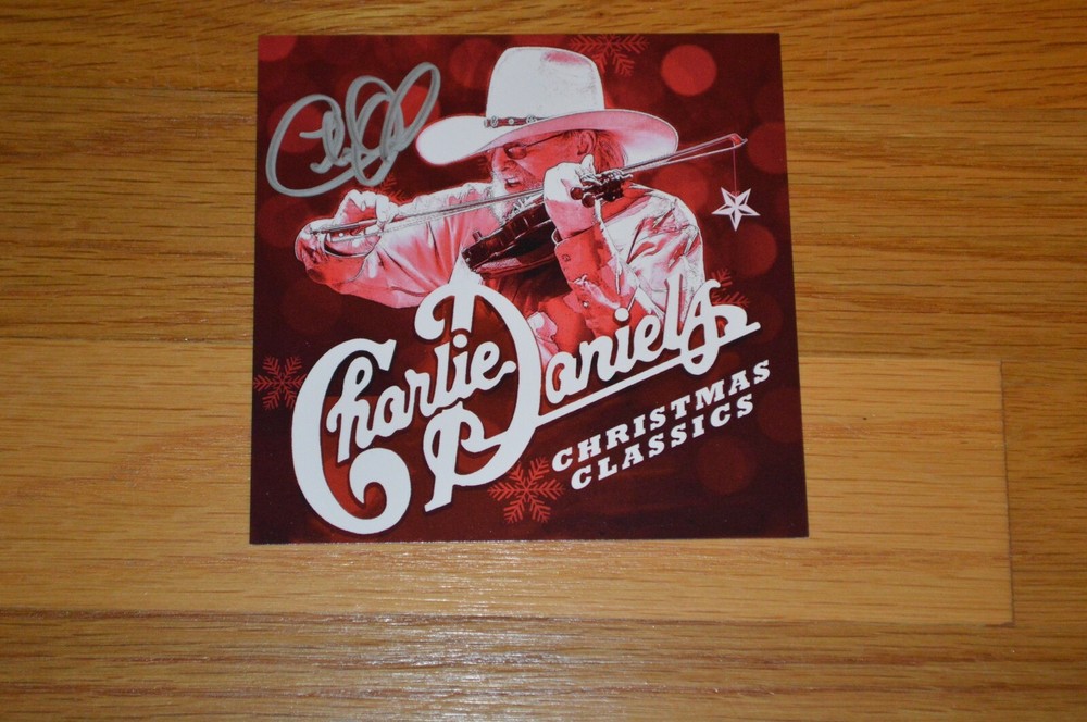 Charlie Daniels " Christmas Classics " Autographed CD with COA ~ 2019