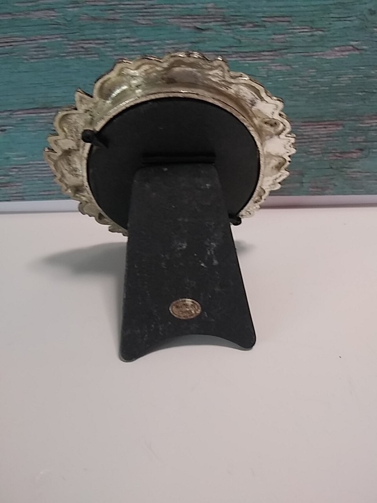Vintage Silver Plated Frame With Roses