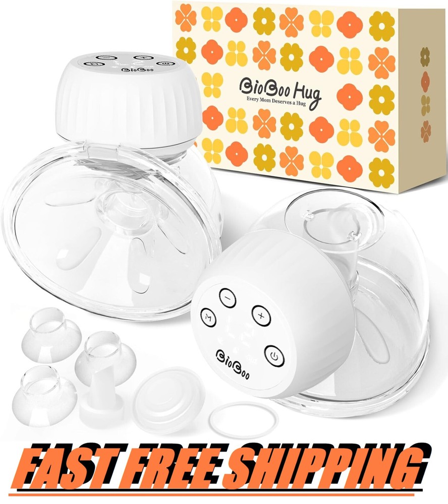 BIOBOO Hug Spa-Level Breast Pump Hands Free Replacement Access. Double Sealed