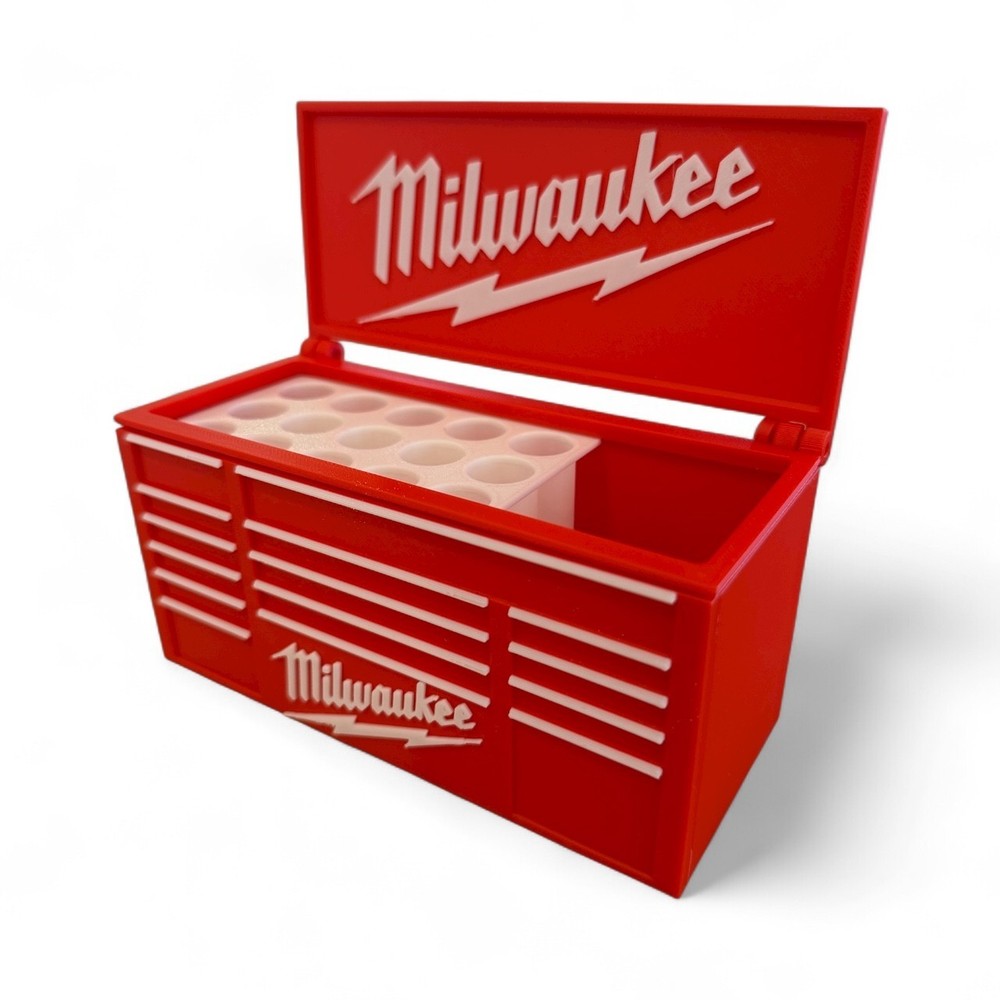 Milwaukee Workbench Toolbox Pen Holder – Tool Box Organizer for Desk