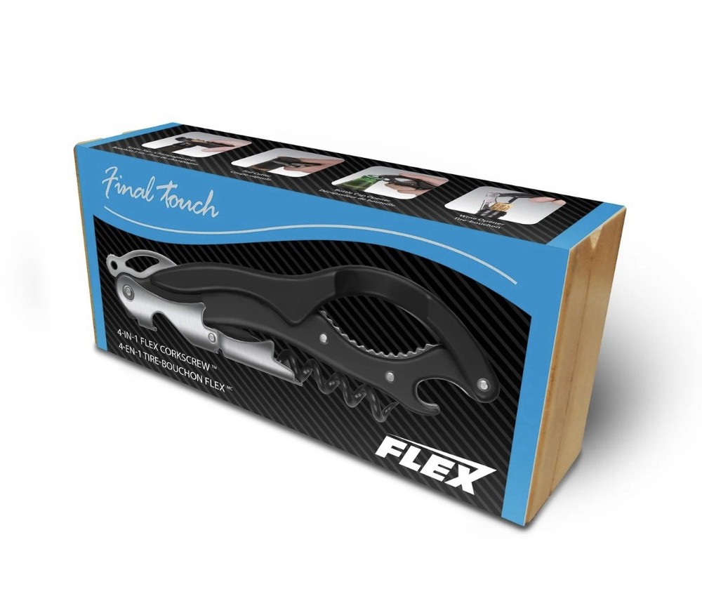 Final Touch 4-in-1 Flex Corkscrew/Brand New In Box