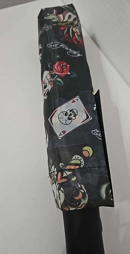 ED HARDY COMPACT UMBRELLA
