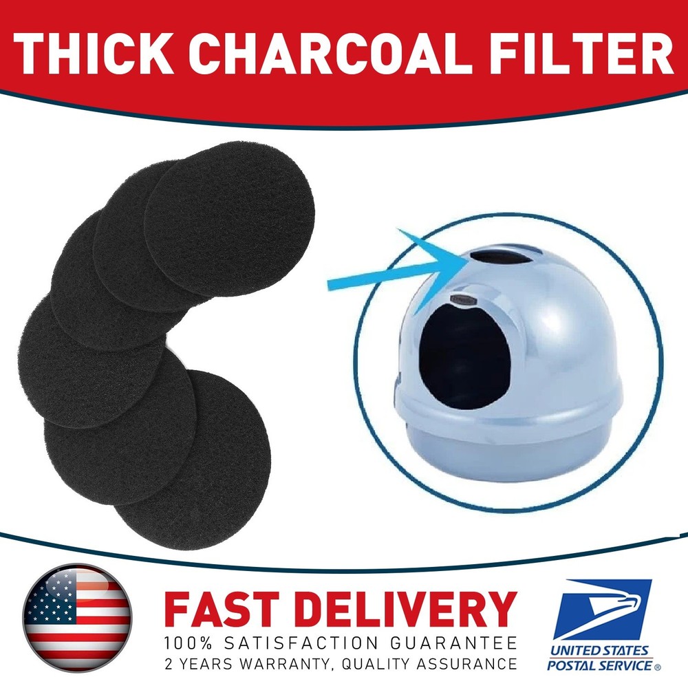 Thickened & Durable Activated Charcoal Filters – Neutralizes & Eliminates Odors