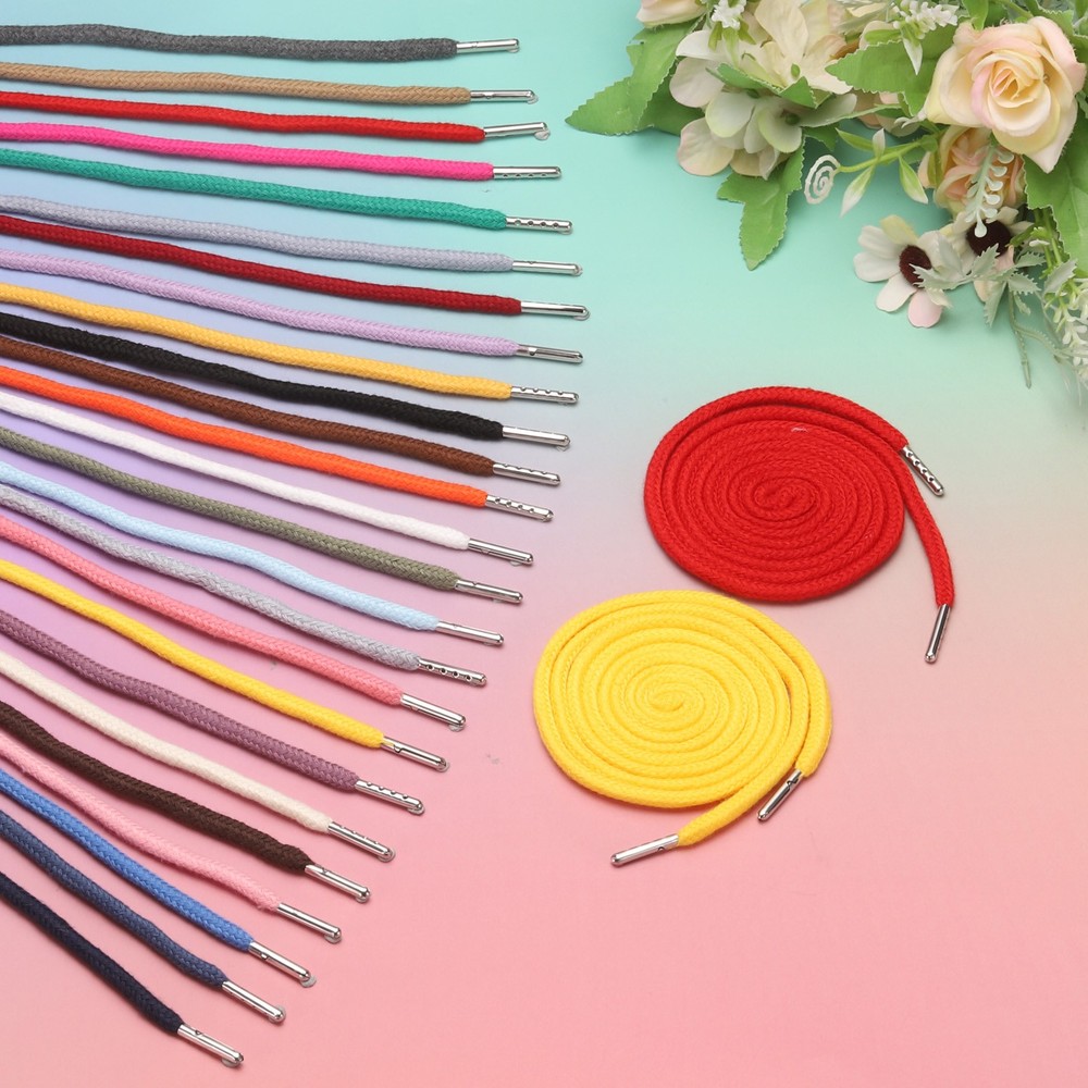 2pcs Drawstring Cords 51" Replacement Drawstring with Threader, Navy Blue