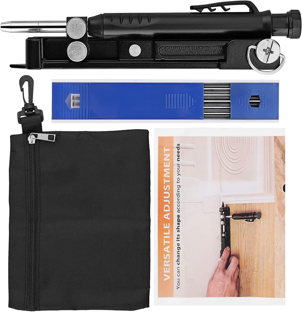 Multi-Function Scribing Tool Construction Pencil Aluminum Alloy Scribe Marking