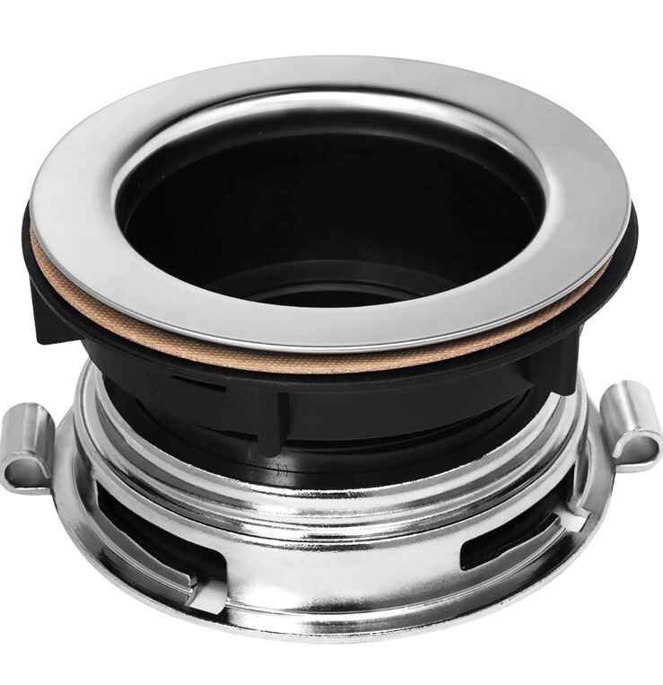 EZ Mount Garbage Disposal Sink Flange Kit with Splash Guard for Waste King...
