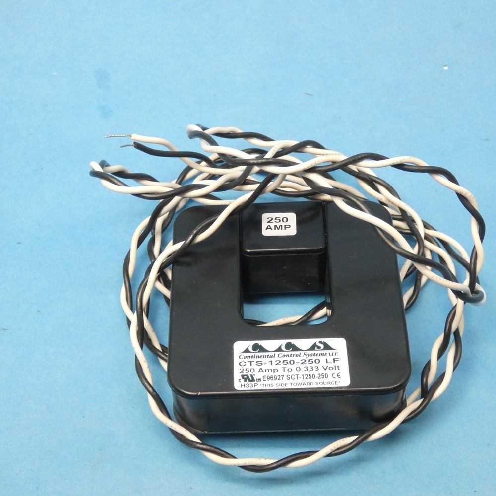 Continental Control Systems CTS-1250-250 Current Transformer 250 Amp NNB