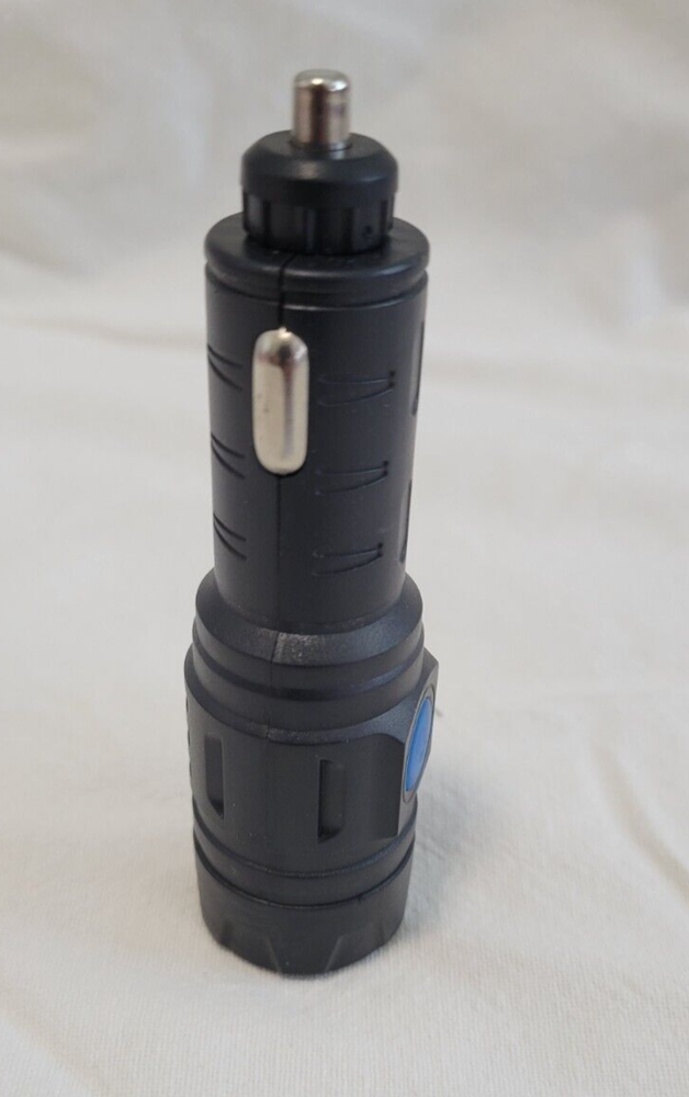 Flashlight Compact Mini LED Super Bright Car Cigarette Lighter Rechargeable 12V