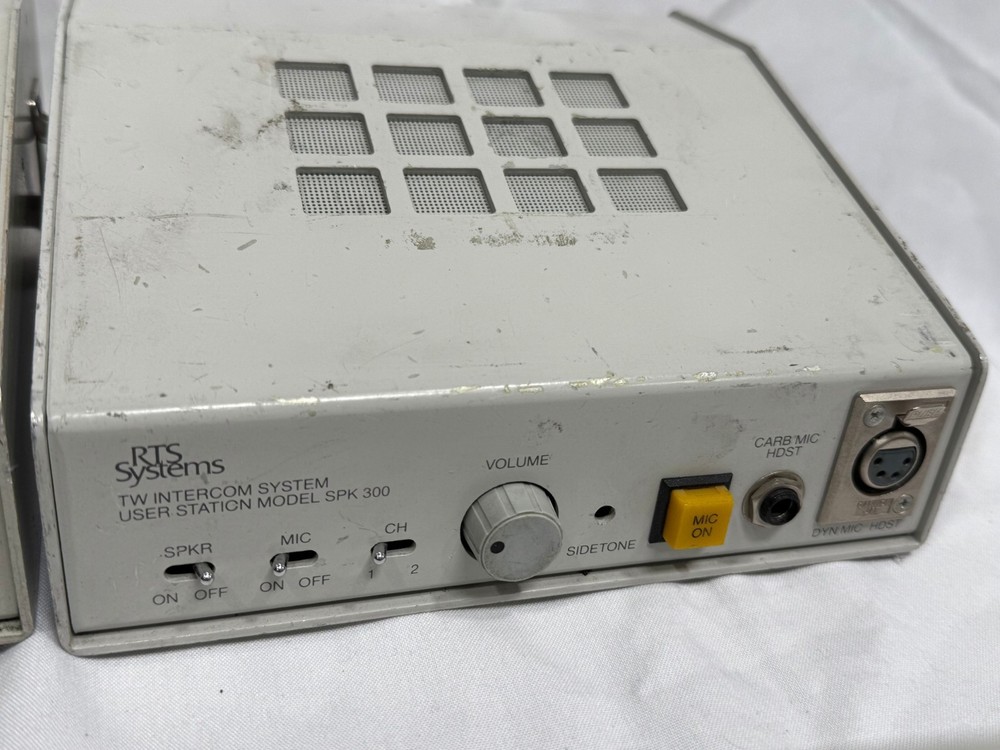 RTS TW Intercom System User Station Model SPK 300-U