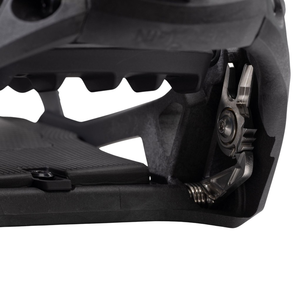Nidecker Supermatic Snowboard Bindings, Carbon Black, Large MY25