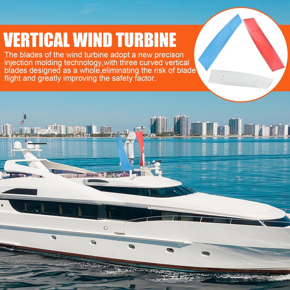 3000W 24V Vertical Axis Power Boost Wind Turbine Generator w/ Controller US--