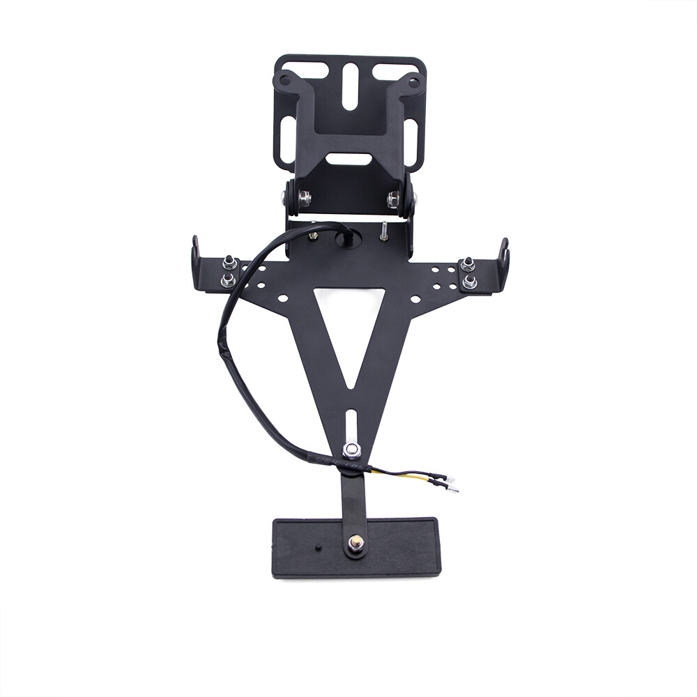 Motorcycle Adjustable Angle License Number Plate Frame Holder Bracket For Yamaha