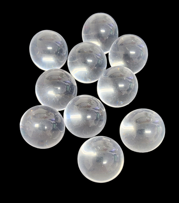 12pcs - 3/4" Diameter Clear Acrylic Solid Sphere Transparent Lab Craft Ball