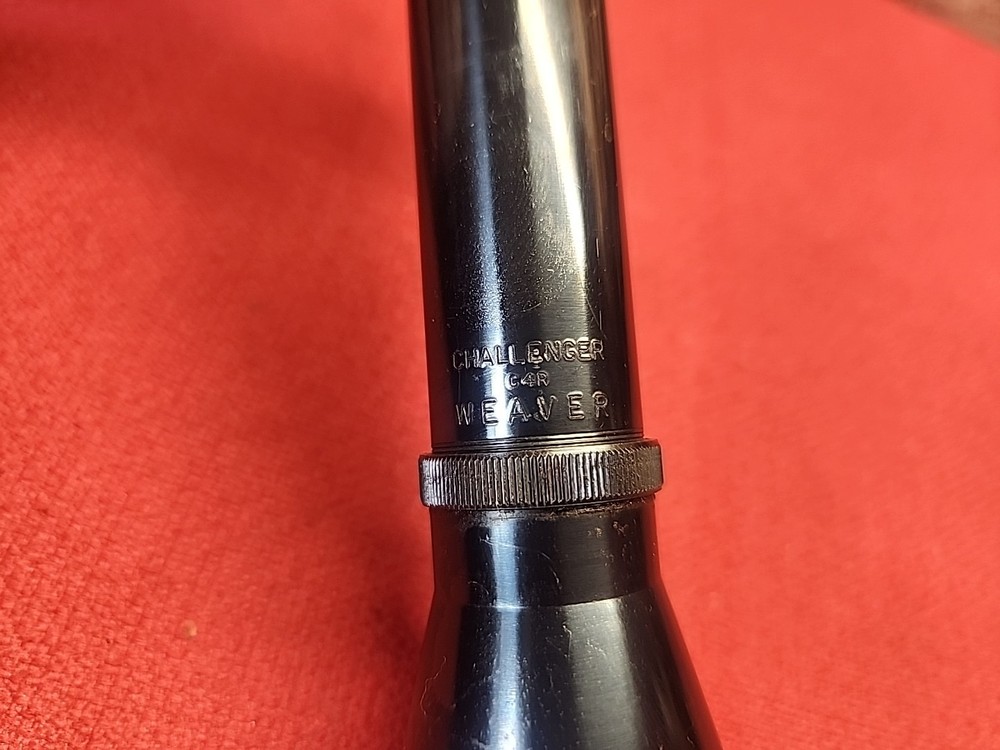 Weaver Rifle Scope C4R 4 Power Gloss Duplex Reticle Clear Optics