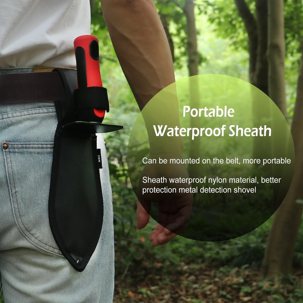 Heavy Duty Double Serrated Edge Digger Metal Detecting Tool Sheath Belt