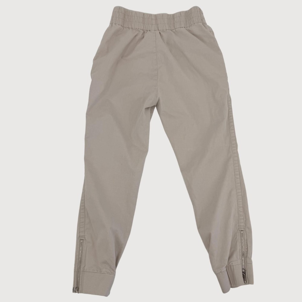 Varley Twill Ankle Zip Joggers Khaki Small