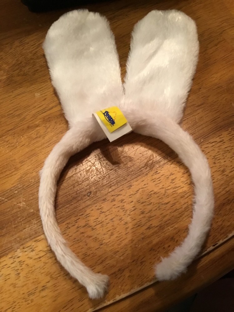 MARSHMALLOW PEEPS ICONIC EASTER CANDY CHICK BUNNY PLUSH EARS HEADBAND AQUA