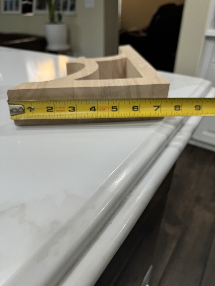 2 Solid Wood Bar Brackets Corbels