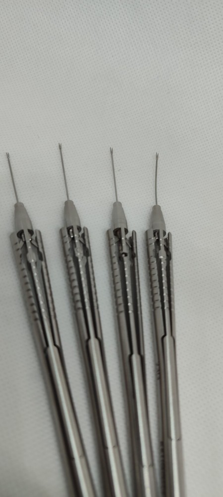 TITANIUM/STAINLESS STEEL VITREORETINAL INSTRUMENTS MICRO FORCEPS, MICRO SCISSORS