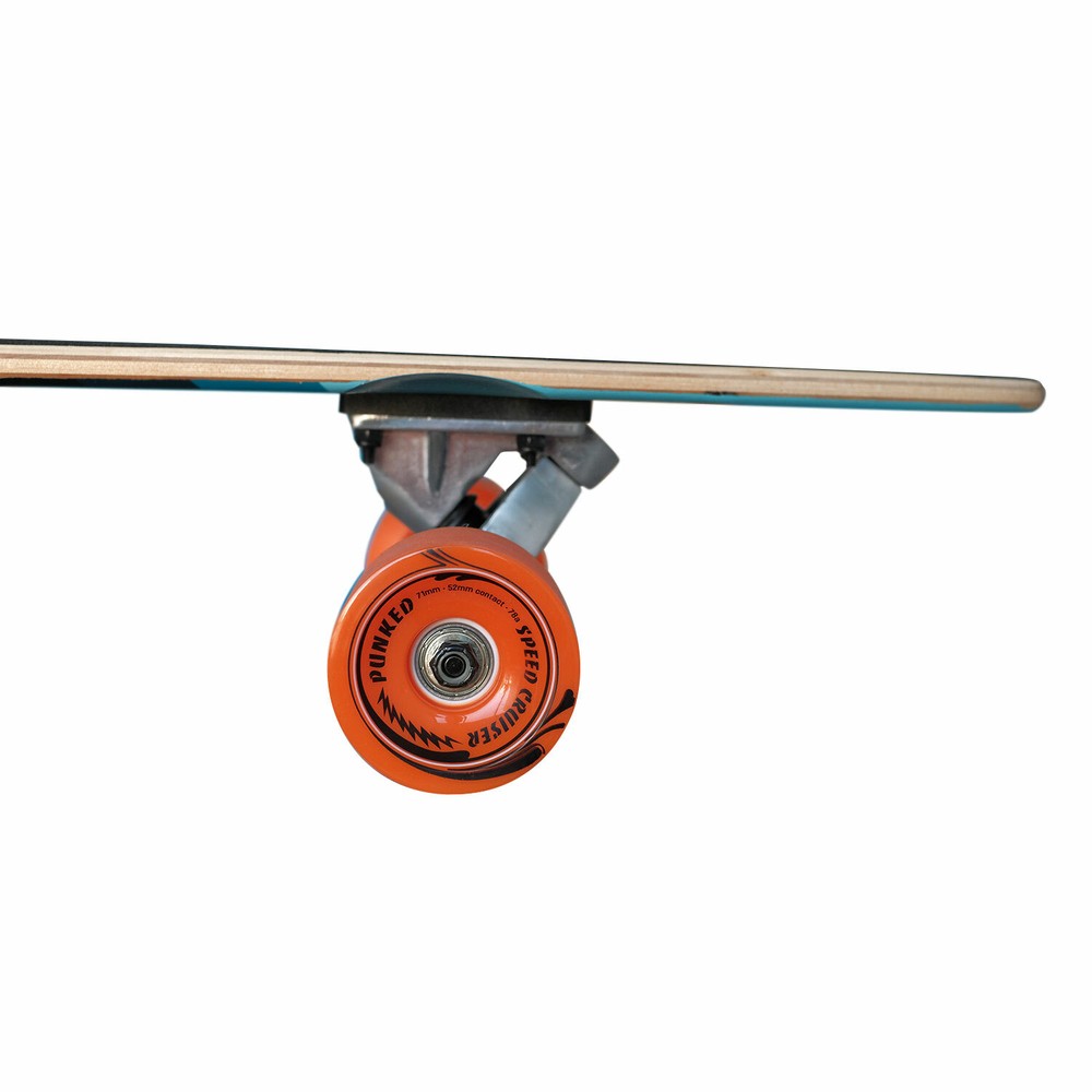 YOCAHER Pintail Longboard Complete - Earth Series - Wind (GOLD)