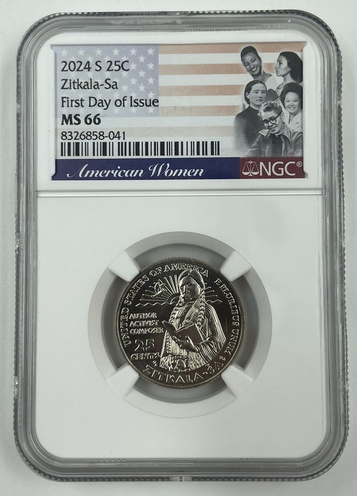 2024 S Zitkala-Sa Pauli Celia Patsy Mary NGC MS66 🔥FIRST DAY BUNDLE🔥 🎅🎁🎄